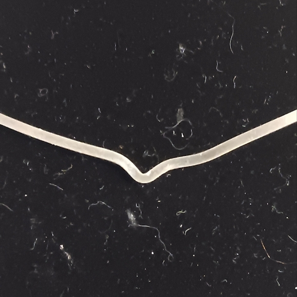 TORQUE CHOKER NECKLACE 925 STERLING SILVER - Picture 2 of 7